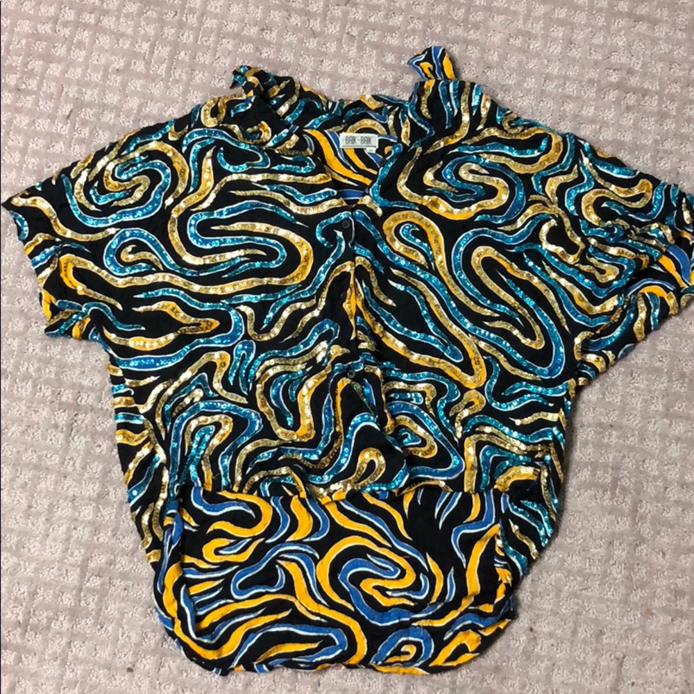 Vintage sequin blouse